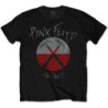 PINK FLOYD T-SHIRT  L UNISEX BLACK  THE WALL HAMMERS LOGO