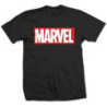 MARVEL COMICS MEN'S TEE: BOX LOGO (MEDIUM)