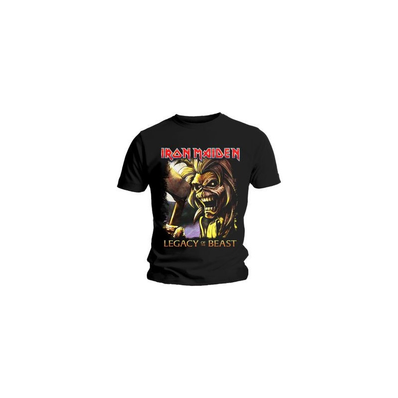 IRON MAIDEN T-SHIRT  L UNISEX BLACK  LEGACY KILLERS