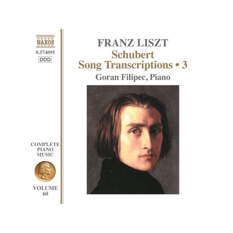 SCHUBERT SONG TRANSCRIPTIONS VOL. 3
