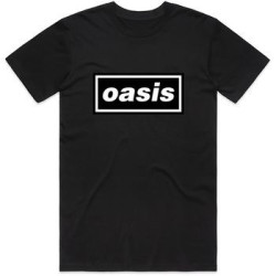 OASIS DECCA LOGO (BLACK) TS...