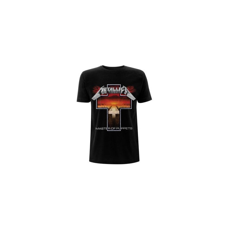 METALLICA MASTER OF PUPPETS CROSS TS BLACK