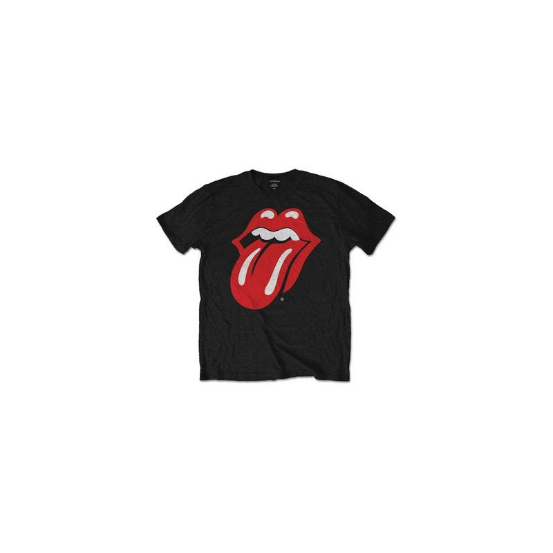 ROLLING STONES  THE T-SHIRT  L BLACK UNISEX  CLASSIC TONGUE