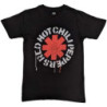 RED HOT CHILI PEPPERS UNISEX TEE: STENCIL (MEDIUM)