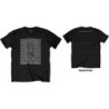 JOY DIVISION UNISEX TEE: UNKNOWN PLEASURES (BACK PRINT) (X-LARGE)