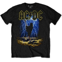 AC/DC T-SHIRT  M BLACK UNISEX  HIGHWAY TO HELL