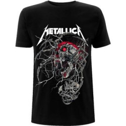 METALLICA T-SHIRT  MEDIUM UNISEX BLACK  SPIDER DEAD