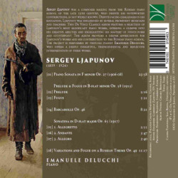 SERGEY LJAPUNOV: PIANO SONATA OP. 27 AND