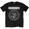 RAMONES T-SHIRT  M BLACK UNISEX  PRESIDENTIAL SEAL