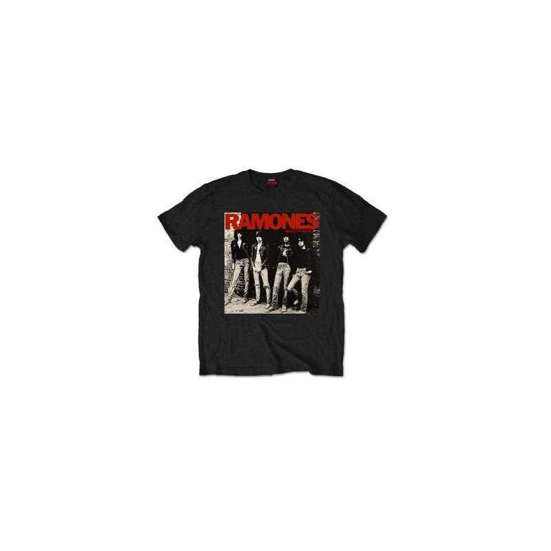 RAMONES T-SHIRT  L BLACK UNISEX  ROCKET TO RUSSIA