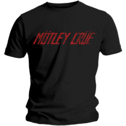 MOTLEY CRUE:DISTRESSED LOGO BLACK