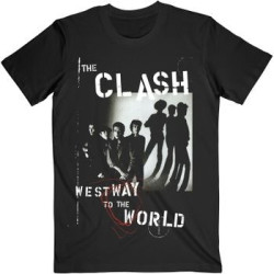 CLASH THE T-SHIRT  XL UNISEX BLACK  WESTWAY TO THE WORLD