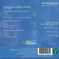 MOZART: PIANO QUARTETS K. 478 & K. 493,