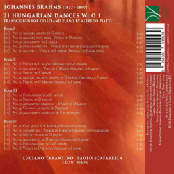 BRAHMS: 21 HUNGARIAN DANCES WOO 1