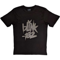 BLINK-182 T-SHIRT  SMALL UNISEX BLACK  NEON LOGO