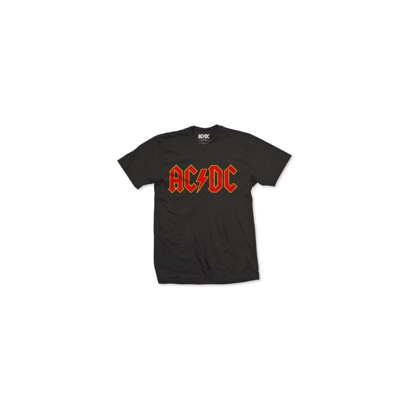 AC/DC T-SHIRT  13-14 YEARS KIDS BLACK  LOGO