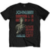 JOHN LENNON UNISEX TEE: LIVE IN NYC (X-LARGE)