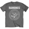 RAMONES T-SHIRT  11-12 YEARS KIDS GREY  PRESIDENTIAL SEAL