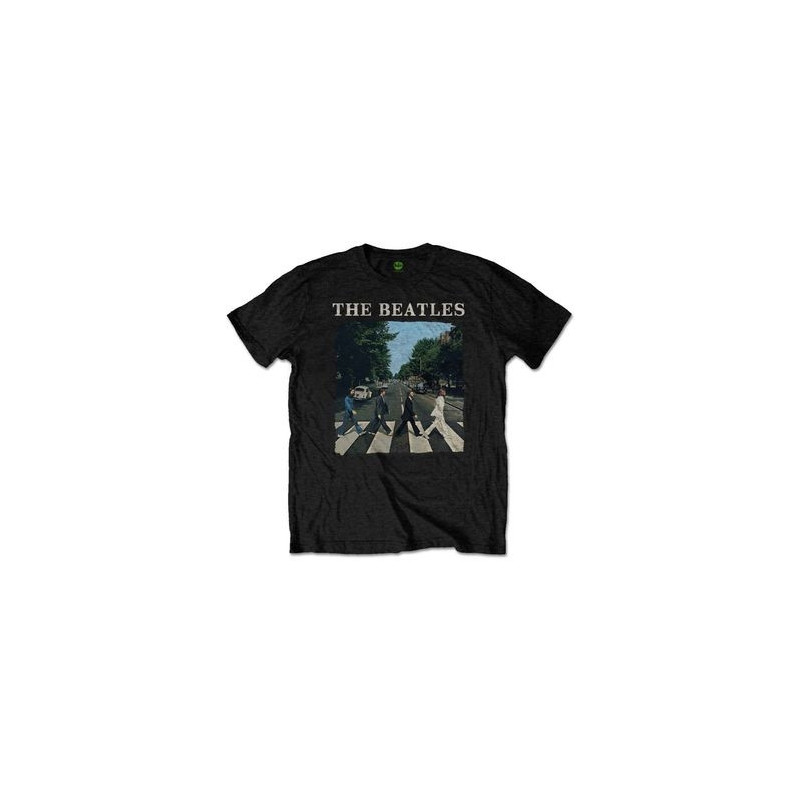 BEATLES  THE T-SHIRT  XXXX-LARGE UNISEX BLACK  ABBEY ROAD & LOGO