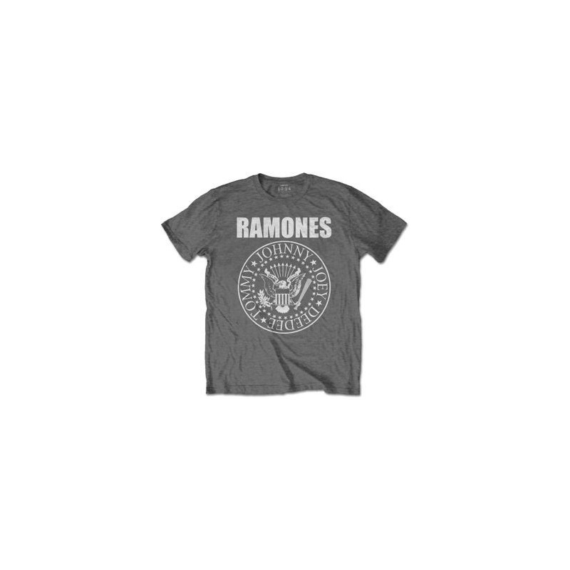 RAMONES T-SHIRT  9-10 YEARS KIDS GREY  PRESIDENTIAL SEAL