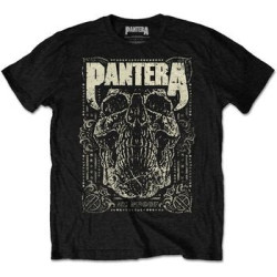 PANTERA 101 PROOF SKULL MENS BLK TS: SMALL