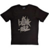 BLINK-182 T-SHIRT  LARGE UNISEX BLACK  NEON LOGO