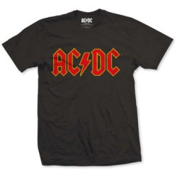 AC/DC T-SHIRT  9-10 YEARS KIDS BLACK  LOGO