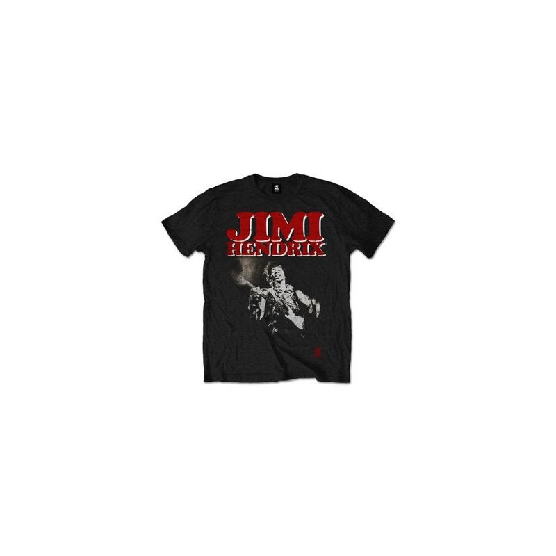 JIMI HENDRIX - BLOCK LOGO (T-SHIRT UNISEX TG. M)