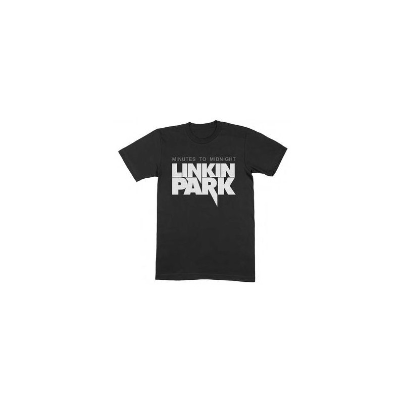 LINKIN PARK T-SHIRT  MEDIUM UNISEX BLACK  MINUTES TO MIDNIGHT
