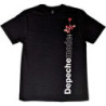 DEPECHE MODE T-SHIRT  LARGE UNISEX BLACK  VIOLATOR SIDE ROSE