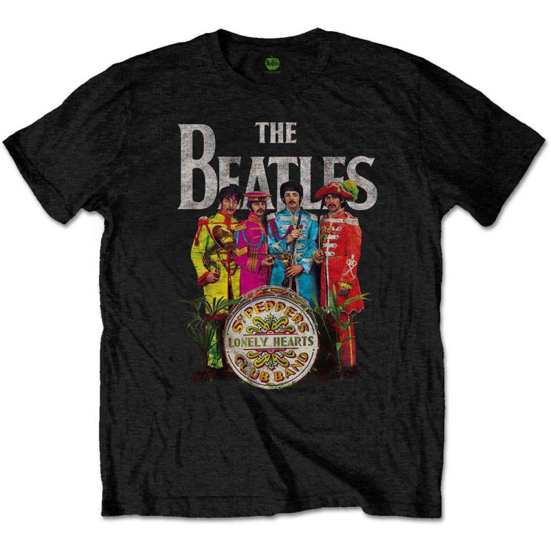 THE BEATLES MEN'S TEE: SGT PEPPER (LARGE)