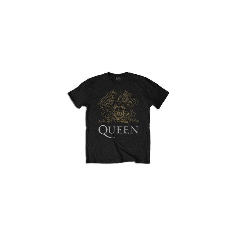 QUEEN - CREST (T-SHIRT UNISEX TG. M)