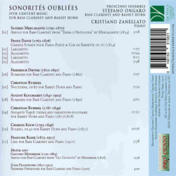SONORITES OUBLIEES - 19TH-CENTURY MUSIC