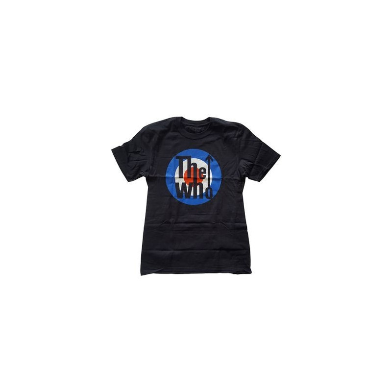 WHO THE:T-SHIRT XL BLACK UNISEX TARGET CLASSIC