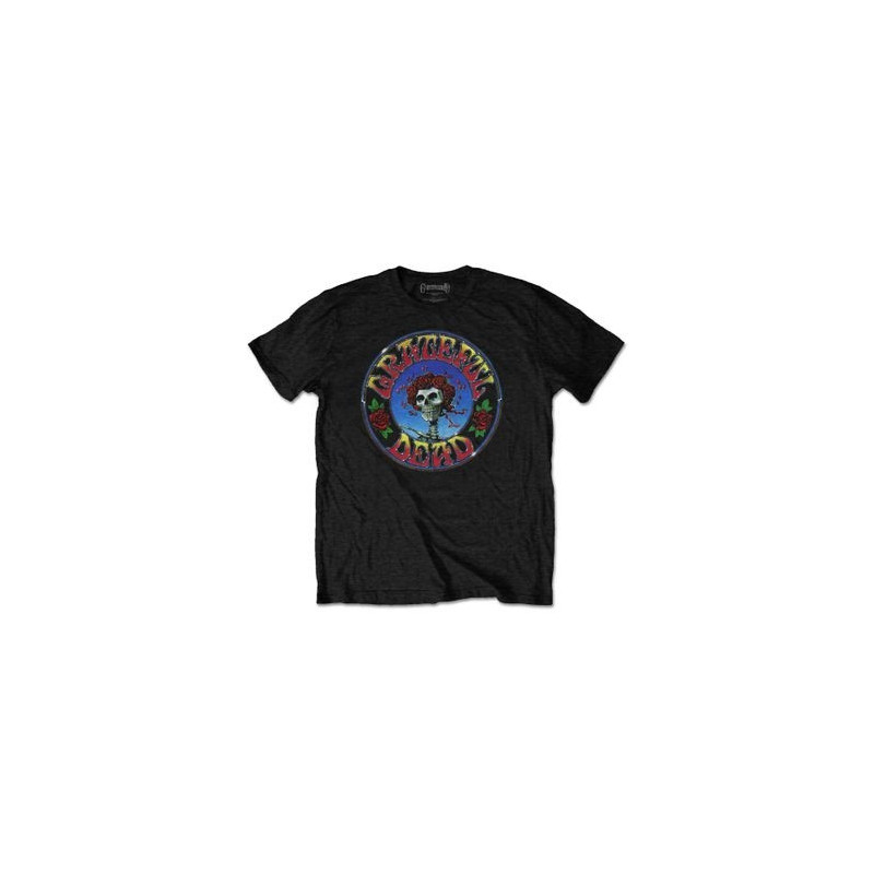 GRATEFUL DEAD T-SHIRT  S UNISEX BLACK  BERTHA CIRCLE