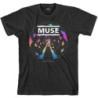 MUSE T-SHIRT  SMALL UNISEX BLACK  RESISTANCE MOON