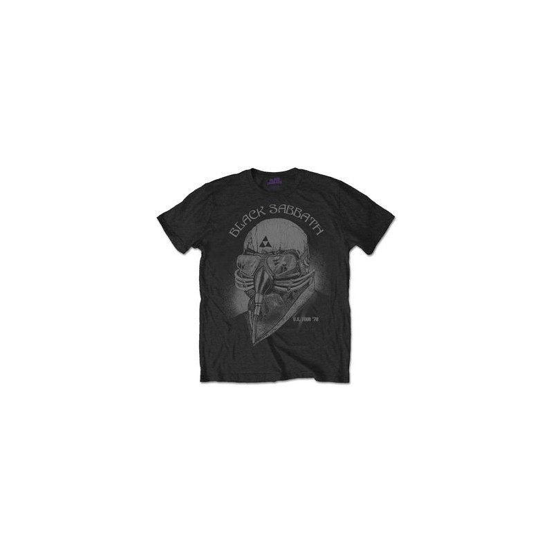 BLACK SABBATH T-SHIRT  M BLACK UNISEX  US TOUR 1978