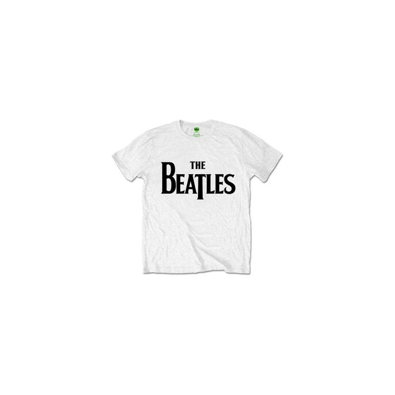 BEATLES  THE T-SHIRT  M WHITE UNISEX  DROP T LOGO