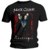 COOPER ALICE T-SHIRT  XXL BLACK UNISEX  PARANORMAL SPLATTER