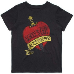 COOPER ALICE T-SHIRT  12-13 YEARS KIDS BLACK  SCHOOLS OUT