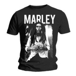 MARLEY BOB T-SHIRT  S BLACK...