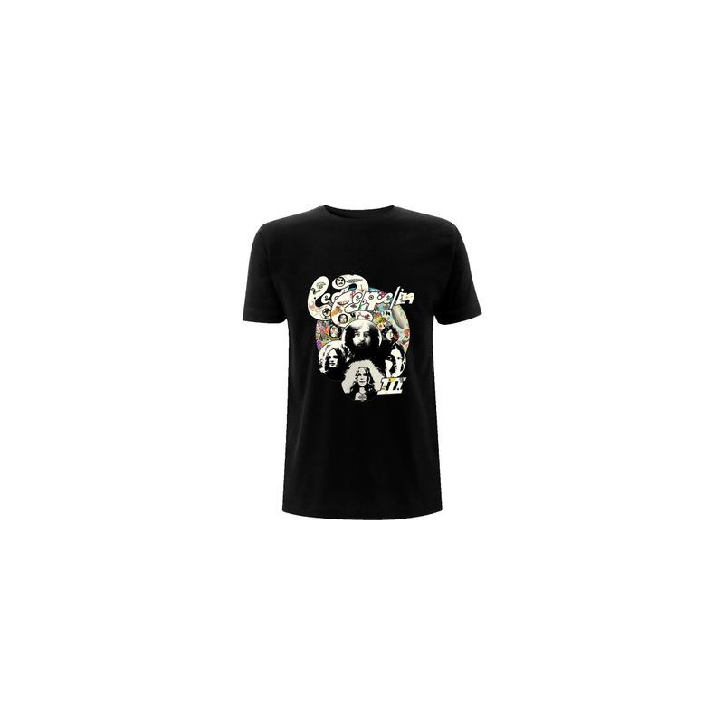 LED ZEPPELIN T-SHIRT  X-LARGE UNISEX BLACK  PHOTO III