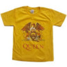 QUEEN T-SHIRT  7-8 YEARS KIDS YELLOW  CLASSIC CREST