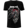 METALLICA T-SHIRT  X-LARGE UNISEX BLACK  SPIDER DEAD