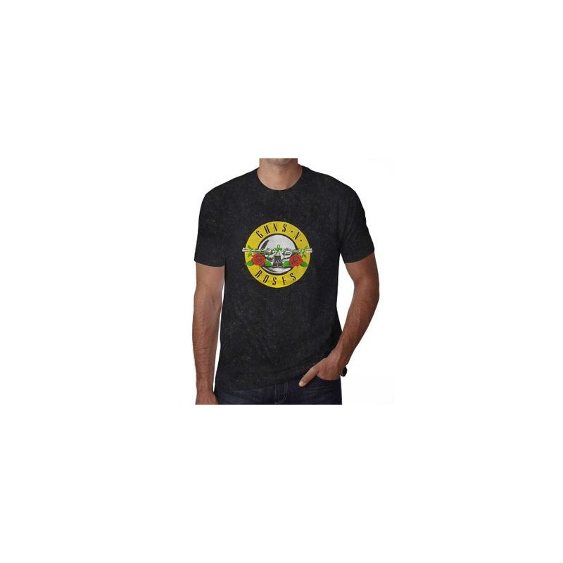 GUNS N ROSES T-SHIRT  X-LARGE UNISEX BLACK  CLASSIC LOGO