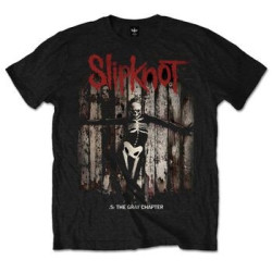 SLIPKNOT T-SHIRT  XXL BLACK UNISEX  .5: THE GRAY CHAPTER ALBUM