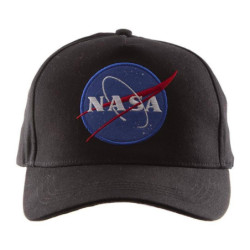 NASA:VINTAGE MEATBALL - BLACK (BASEBALL CAP/CAPPELLINO UNISEX