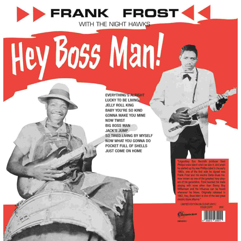 HEY BOSS MAN! (CLEAR) (NUMBERED)