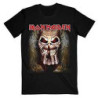 IRON MAIDEN T-SHIRT  M BLACK UNISEX  EDDIE CANDLE FINGER