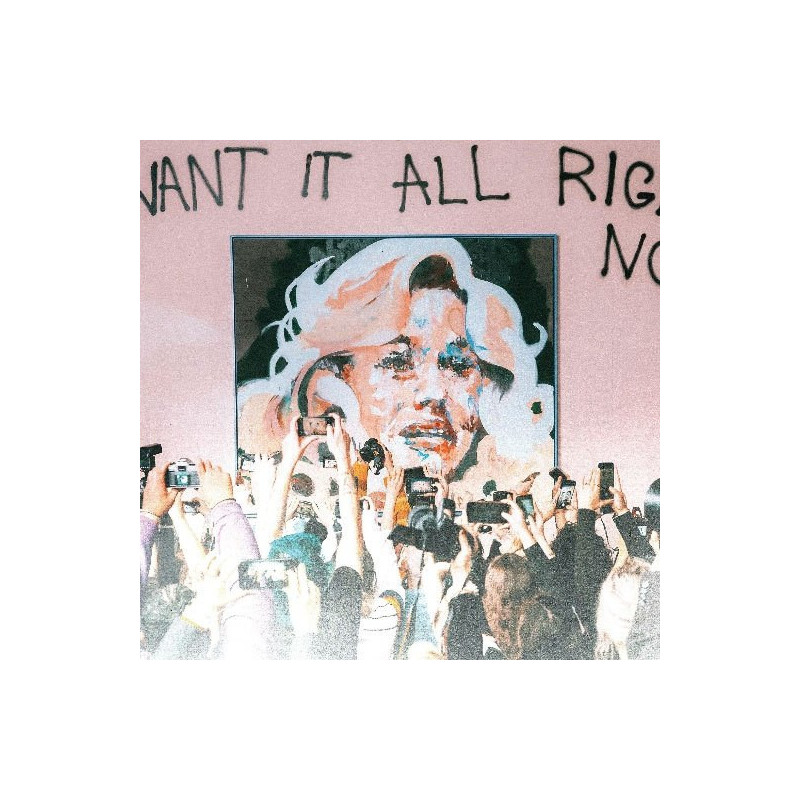 I WANT IT ALL RIGHT NOW -BABY PINK+WHITE